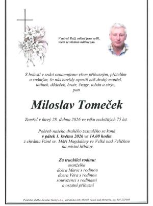 Smuteční oznámení